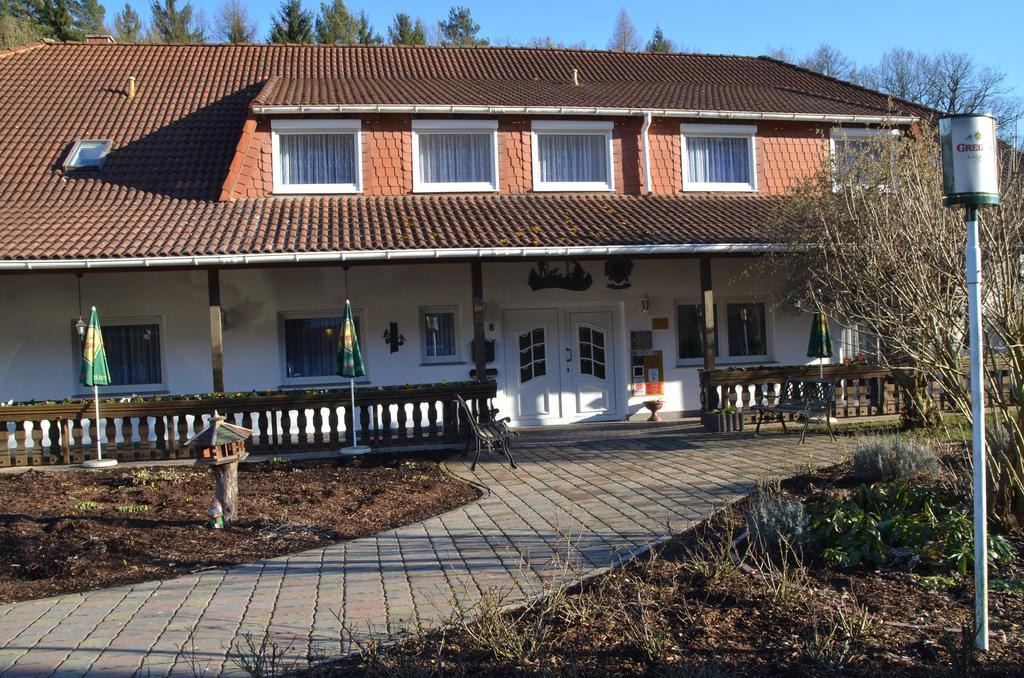 Land-Hotel Am Wald Garni Greiz Buitenkant foto